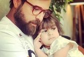 هومن سیدی و دخترش نیل +عکس