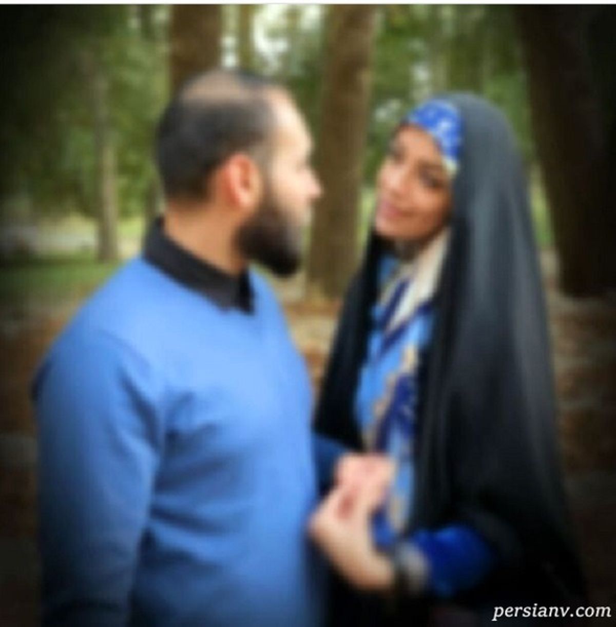 الهام چرخنده و شوهرش+عکس
