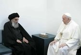 اولین تصویر رسانه ها از دیدار پاپ و آیت‌الله سیستانی