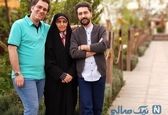 امیر حسین مدرس در کنار مادر و برادرش +عکس