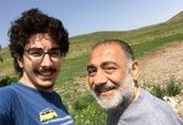 سلفی خسرو احمدی با پسر بزرگش+عکس
