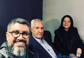 سلفی رضا رشیدپور با عموی مرحومش +عکس
