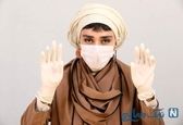 تیپ عجیب ضد کرونایی اندیشه فولادوند +عکس