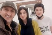 عکس دیده نشده یوسف صیادی با فرزندانش