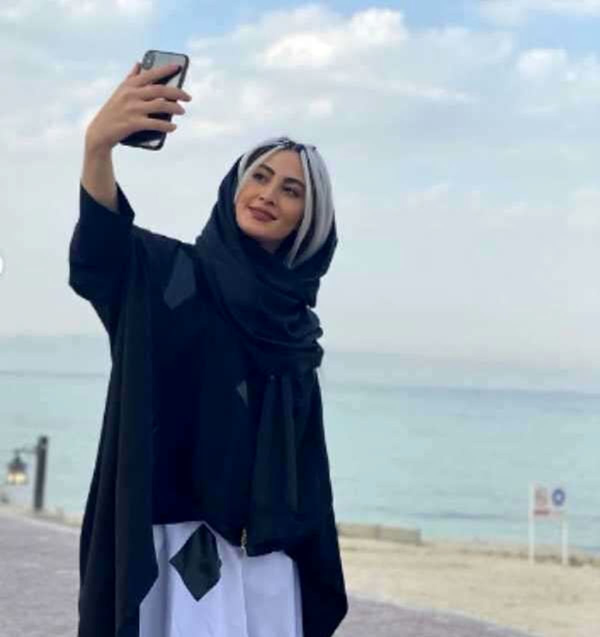 سلفی مریم مومن در کیش! +عکس
