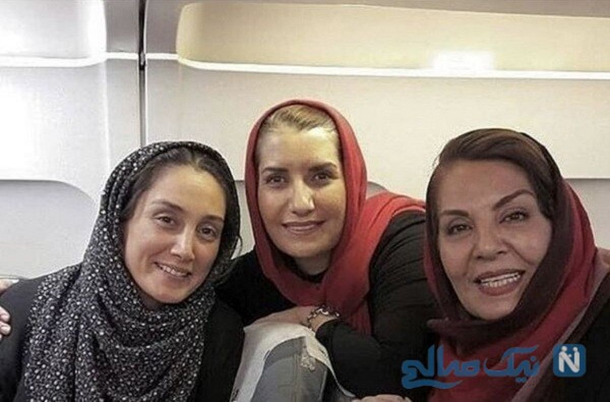 هدیه تهرانی در هواپیمای لاکچری +عکس