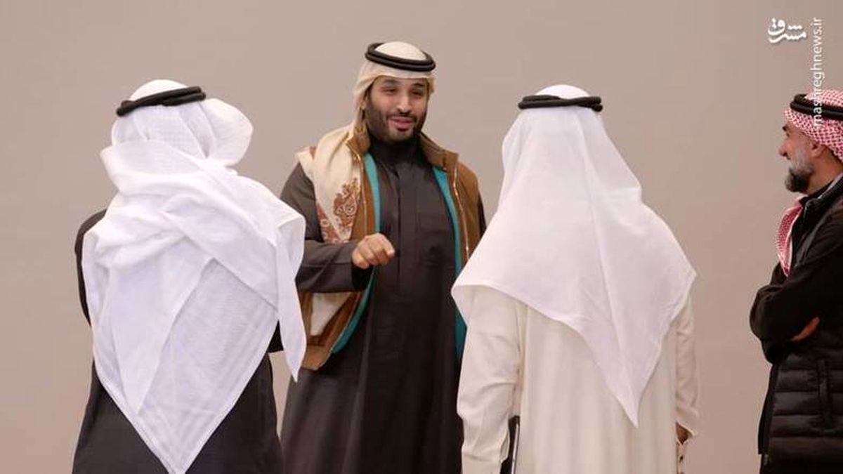 پوشش محمد بن سلمان جنجال به پا کرد +عکس