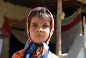 دختر بچه روستایی با چشم های منحصر به فرد+عکس