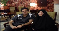 گریه های بی امان کریم باقری در مراسم خاکسپاری مادرش | حضوری اهالی فوتبال در مراسم خاکسپاری مادر کریم باقری 