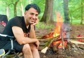 استایل متفاوت علیرضا طلیسچی با شلوارک+عکس