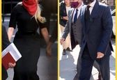 تیپ بازیگر معروف برای رفتن به دادگاه +عکس