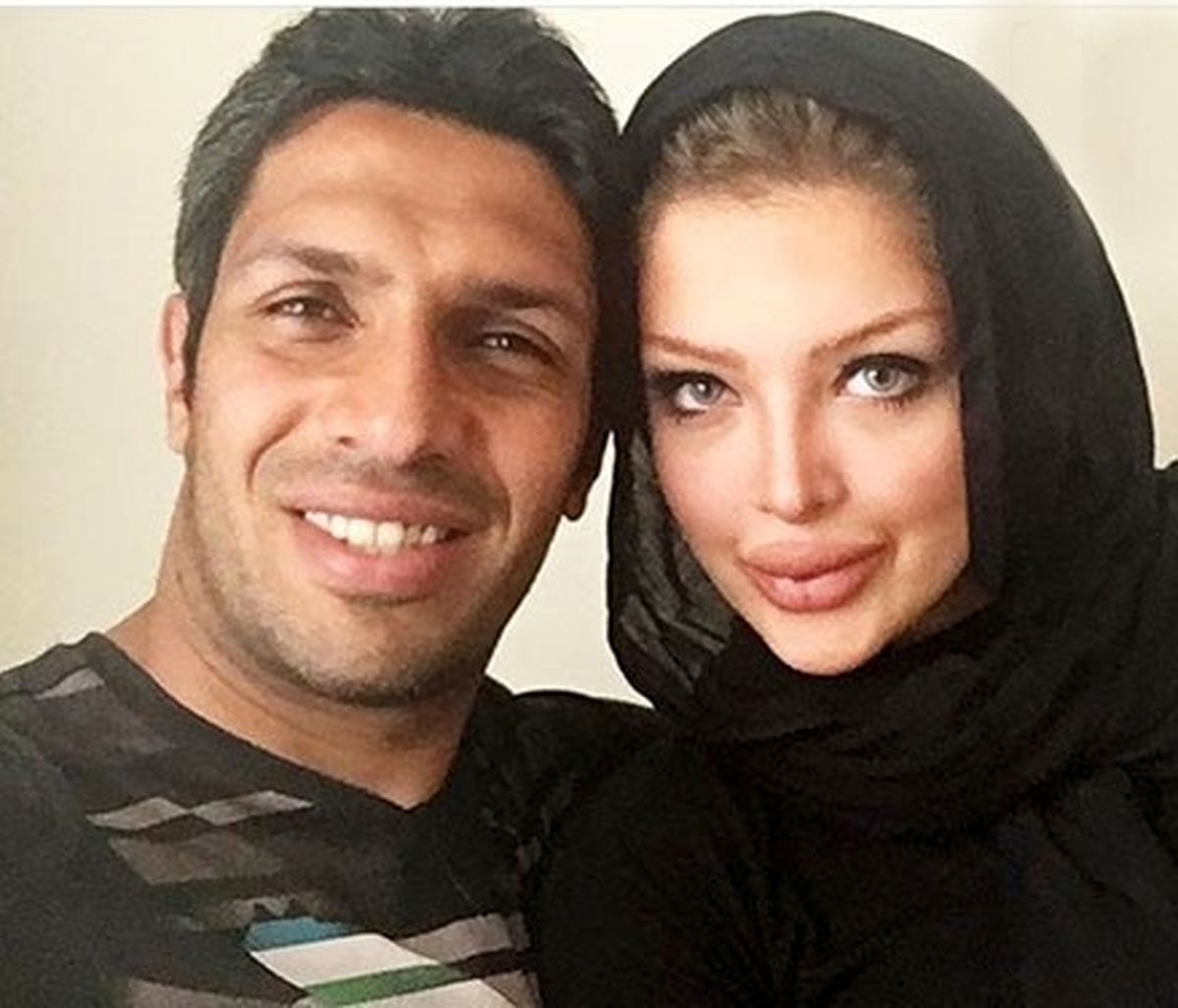 لپ های آویزان پسر سپهر حیدری برای باباش !