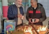  آتیش بازی مهران رجبی در محل کارش+عکس