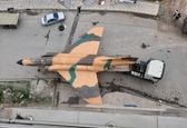 حمل جنگنده F-14 در خیابان های ایران! +عکس