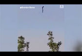 سقوط وحشتناک بالن در  خیابان شلوغ«نیومکزیکو» +فیلم