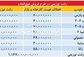 اختلاف ۸۰میلیونی قیمت خودرو پس از طرح قرعه‌کشی!