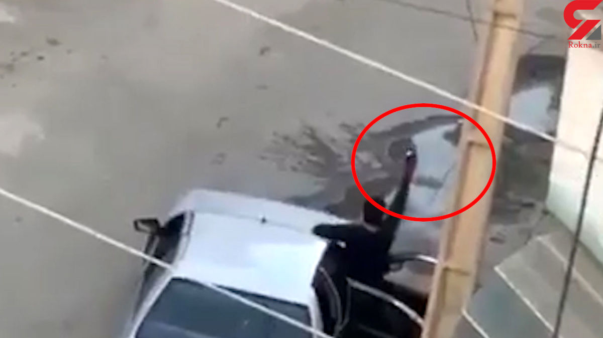سرقت مسلحانه سیم برق در شهر کرمانشاه +فیلم