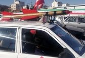 «پراید موشک انداز» در راهپیمایی امروز+عکس