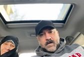 تصویری از دور دور علی انصاریان با عشقش+عکس