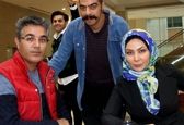 فقیهه سلطانی در پشت صحنه سریال جدیدش+عکس