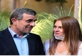 واکنش همسر محمود احمدی نژاد به موهای این زن روی سر همسرش!