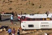 خبر شوکه کننده از حادثه اتوبوس خبرنگاران+عکس