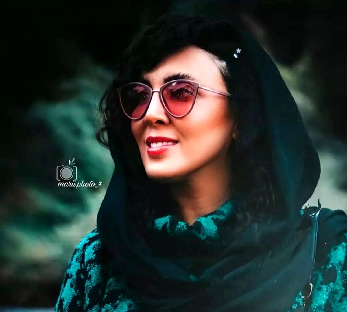 قیافه برفی لیلا بلوکات با این نما 