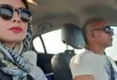 حمیدرضا آذرنگ و همسر کارگردانش+عکس