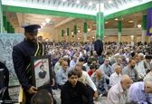 اندوه جمیله علم‌الهدی در چهلمین روز شهادت ابراهیم رئیسی + عکس
