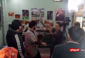 رقص جنجالی علی صبوری و عباس جمشیدی در پشت صحنه«آخر خط» +فیلم