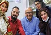 عکس جالب سیما تیرانداز در پشت صحنه دراکولا!