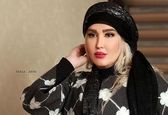 نمایی از سنگ مزار زهره فکورصبور برای مراسم چهلم 