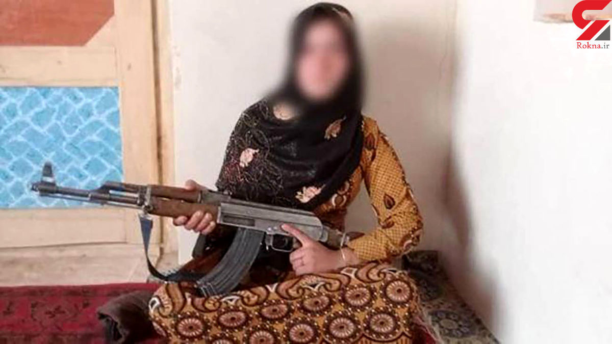 عکس دختر افغانستانی با کلاشنیکوف همه را شوکه کرد 