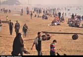 جمعیت شوکه کننده ساحل بندرعباس+عکس