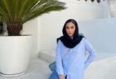مینی اسکارف ترلان پروانه با ست ویژه 