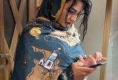 روسری عجیب شیما خضرآبادی+عکس