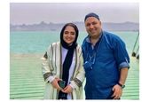قیافه گرد و قلبمه نرگس محمدی با این سلفی 