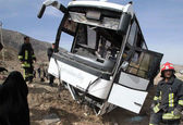 حادثه دوباره اتوبوس در ایران  + عکس