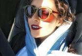 هستی مهدوی فر در ماشین لوکسش+عکس