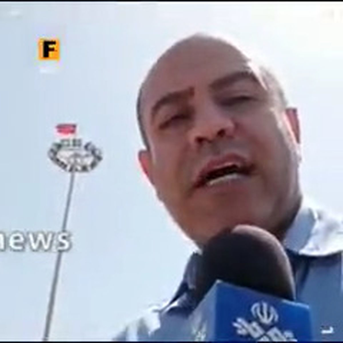 وقتی پرچم پرسپولیس به جای پرچم چین جا زده میشه!+ویدئو