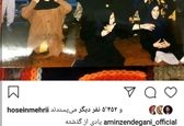 عکس زیر خاکی امین زندگانی از صحنه تئاتر +عکس