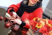 دسته گل زیبای حدیث فولادوند +عکس