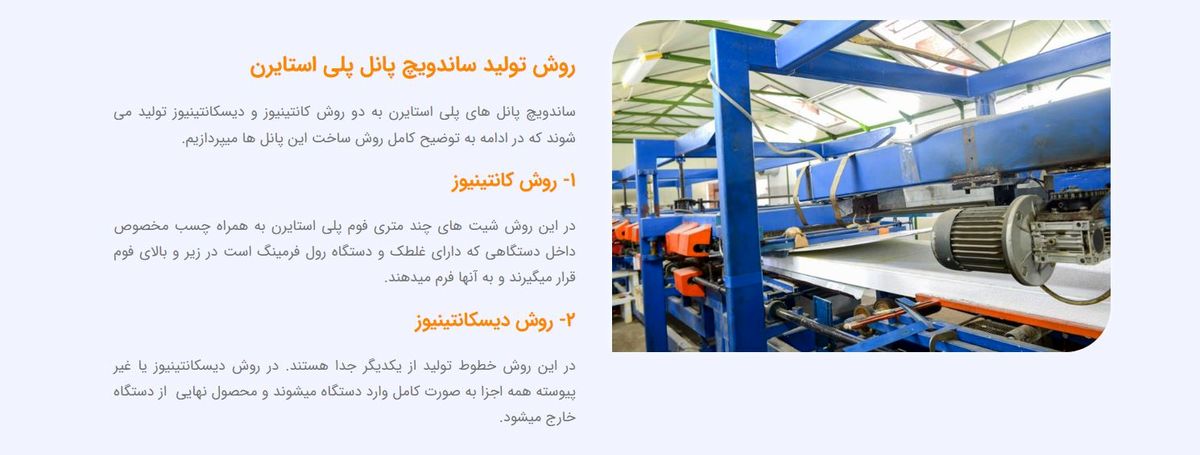 ساندویچ پانل پلی استایرن