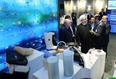 روحانی در نمایشگاه دستاورد‌های صنعت پتروشیمی +عکس