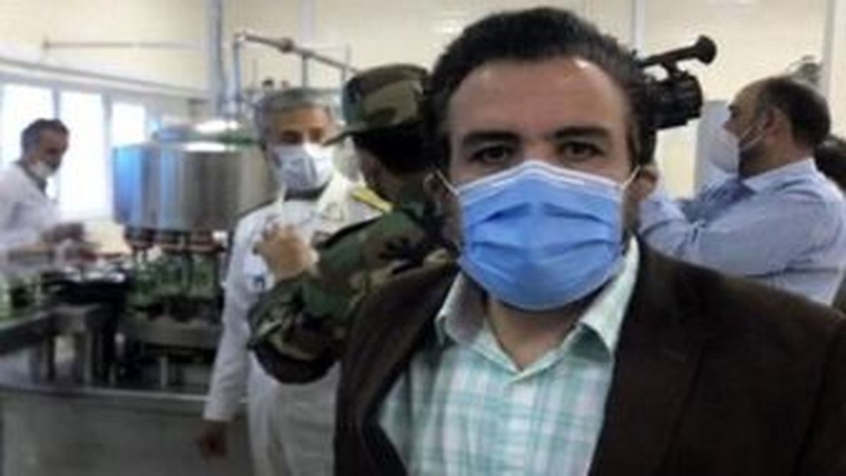 شوخی کنکوری بامزه با حسینی بای خبرنگار کرونا گرفته +فیلم 