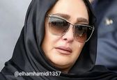 اشک های غلطان الهام‌حمیدی برای محمدعلی کشاورز +عکس 