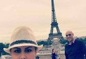 سلفی پسر و عروس داریوش ارجمند در پاریس +عکس