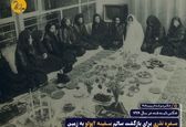 عکس جالب از سفره نذری برای بازگشت سالم آپولو 