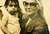 عکس قدیمی پولاد کیمیایی  و مادرش+ عکس 