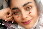 نقاشی عجیب روی چهره عارفه معماریان بازیگر پایتخت +عکس 